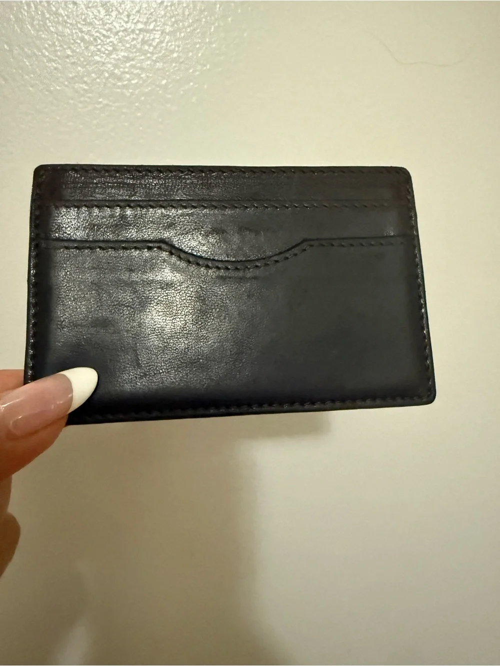 AUTHENTIC Bottega Veneta DARK BROWN Intrecciato Leather Card Case